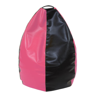 Fotolii Puf Mara - Imitatie Piele - Wenge/Roz