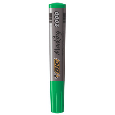 Marker Permanent Verde Varf Rotund 2000 Bic