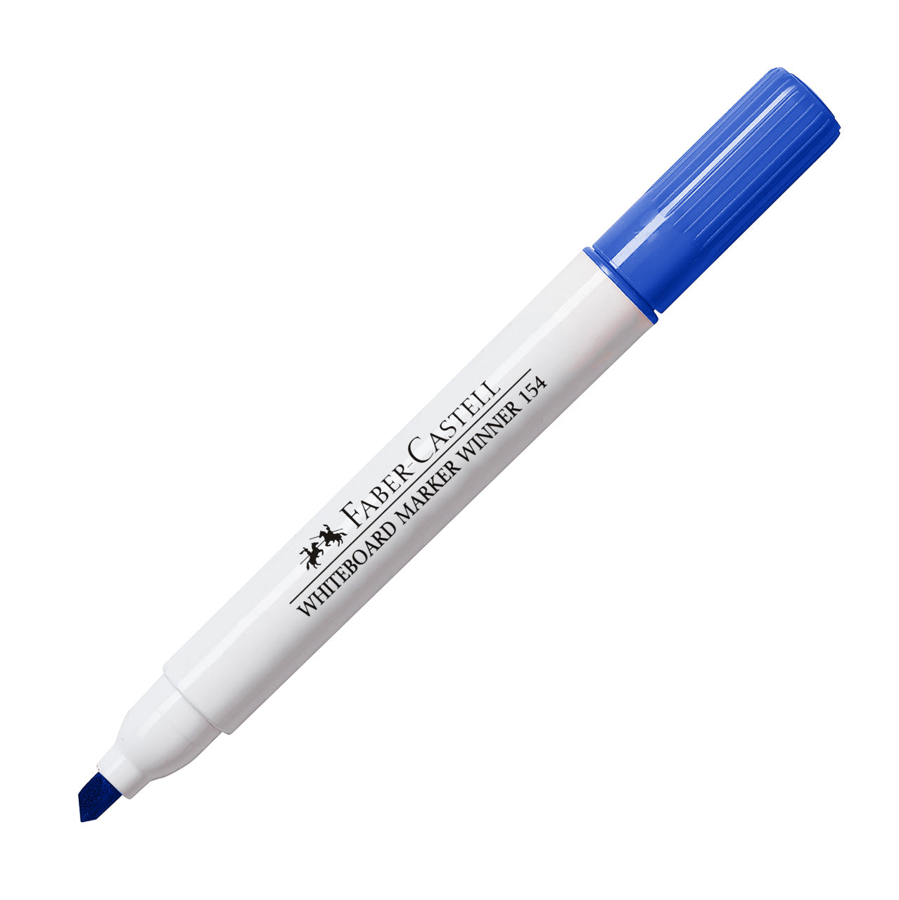 Marker whiteboard albastru Faber-Castell Winner 152 varf tesit 3 grosimi de scriere 1.3-4.4mm