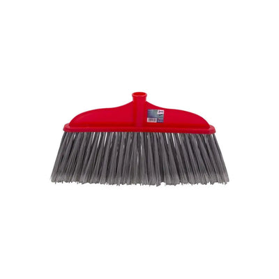 Mătură înaltă din plastic model Lucca, dimensiuni 23x16.5 cm, cu peri negri rezistenți, potrivită pentru curățenie casnică și profesională.