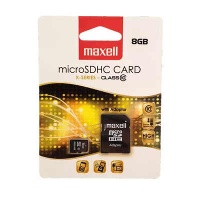 Memorie Micro Sdhc 8Gb Cls10 Cu Adaptor Maxell