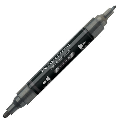 Marker Acrilic Multimark Cul. 297 Otel Metalizat Faber-Castell