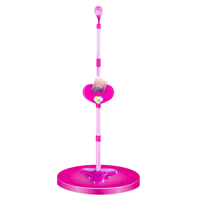 Microfon Cu Baterii Si Suport, Pentru Fete