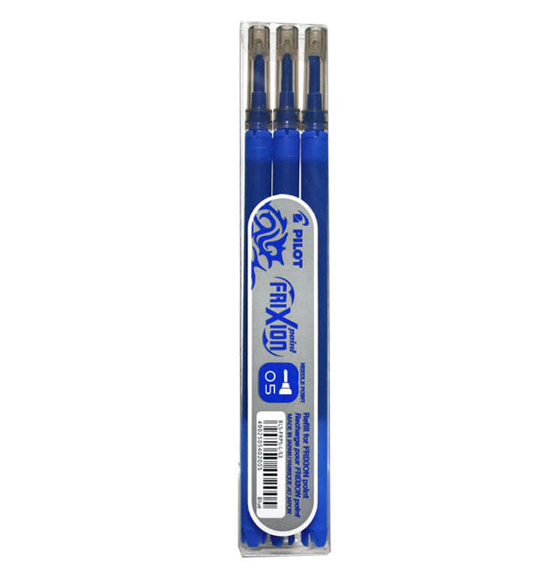 Mina Roller 0.5 Mm Bleu Point 3/Set Frixion Pilot
