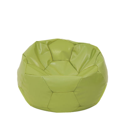 Fotoliu Puf Mondo Ball - Imitatie Piele - Verde