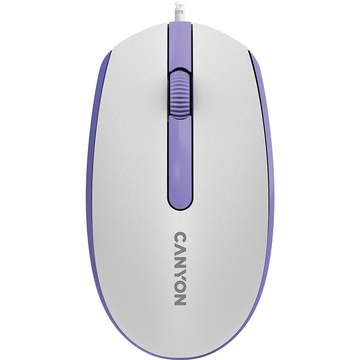 Mouse Canyon 1000 DPI Optic cu fir CNE-CMS10WL Alb-Mov