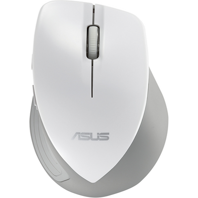 Mouse wireless optic ASUS WT465 de 1600 DPI cu 5 butoane în culoare albă