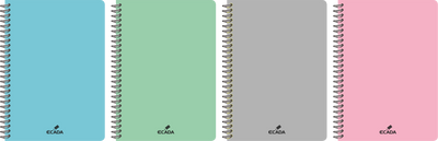Caiet A4 80 File Spira Coperta Plastic Ecada 29482Dr