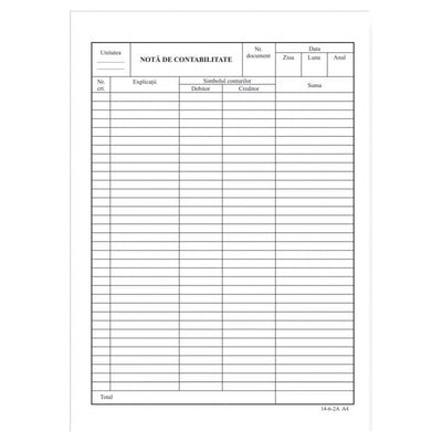 Nota Contabila A4