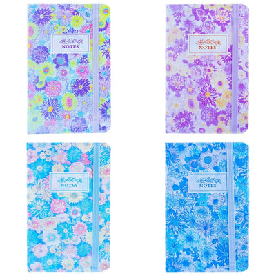 Notes A5 Cu Elastic, 80 File, Flori