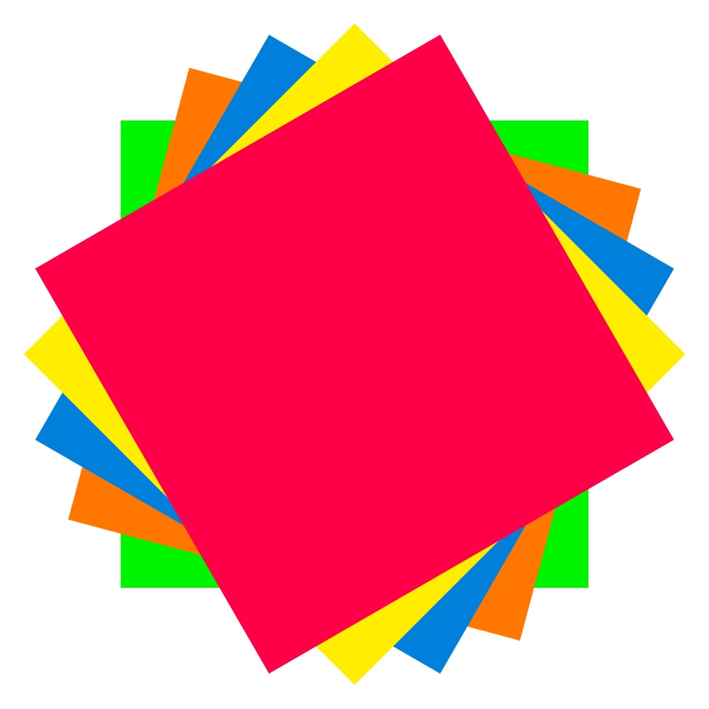 Notes Adeziv, 75X75 Mm, 50 Coli X 5 Culori Neon