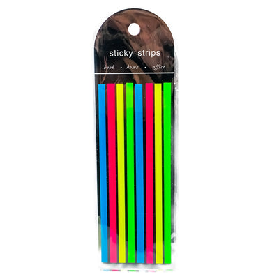 Notes Adeziv, 8 Culori/Set, Sticky Strips