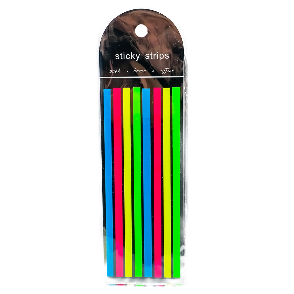 Notes Adeziv, 8 Culori/Set, Sticky Strips