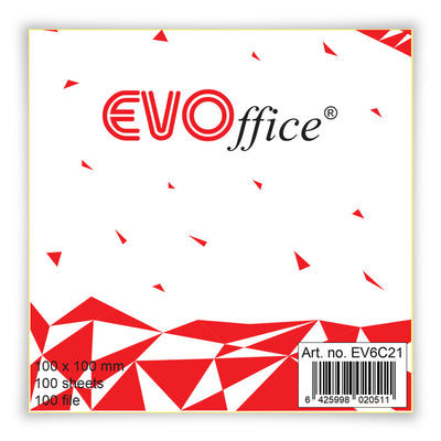 Notes Autoadeziv 100*100 Mm Galben Pastel Evoffice