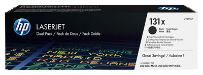 Set Toner HP 131X (CF210XD), negru (black), original, 2400 pagini