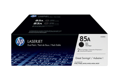 Toner HP 85A (CE285AD), negru (black), original, 2 bucăți, 3200 pagini