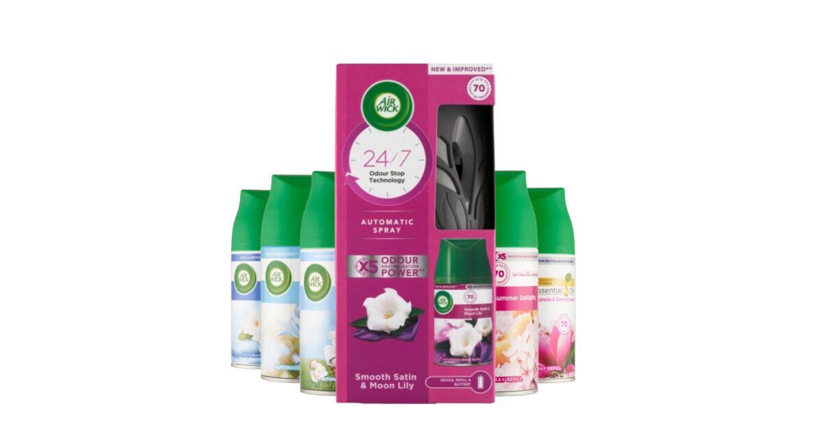Aparat odorizant camera Airwick cu rezerva 250ml