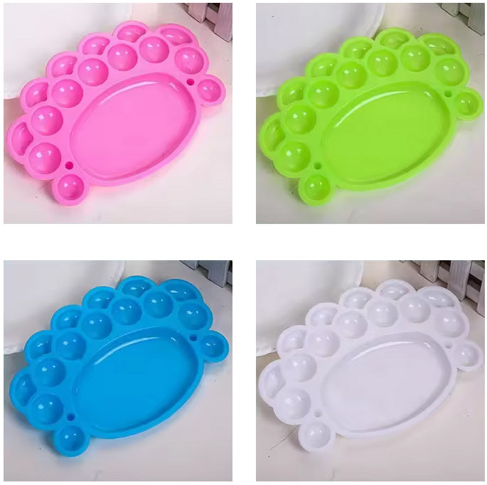 Paleta Acuarele Ovala Mare, 16 Compartimente Evoffice