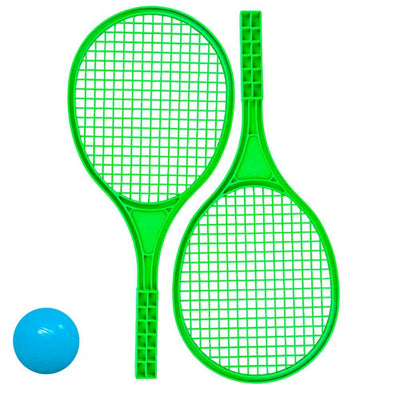 Palete Beach Ball, 2/Set + Minge, Verzi, 43.5X19.5 Cm - Robentoys