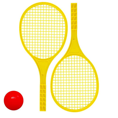 Palete Beach Ball, 2/Set + Minge, Galbene, 43.5X19.5 Cm - Robentoys