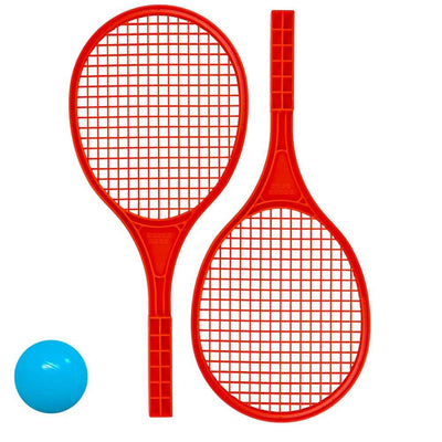 Palete Beach Ball, 2/Set + Minge, Rosii, 43.5X19.5 Cm - Robentoys