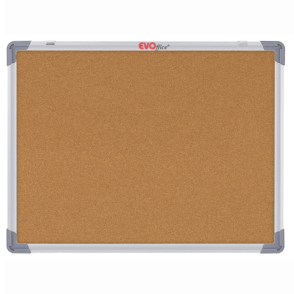 Panou Pluta 2 Fete Cu Rama Aluminiu 90X120 Cm Evoffice