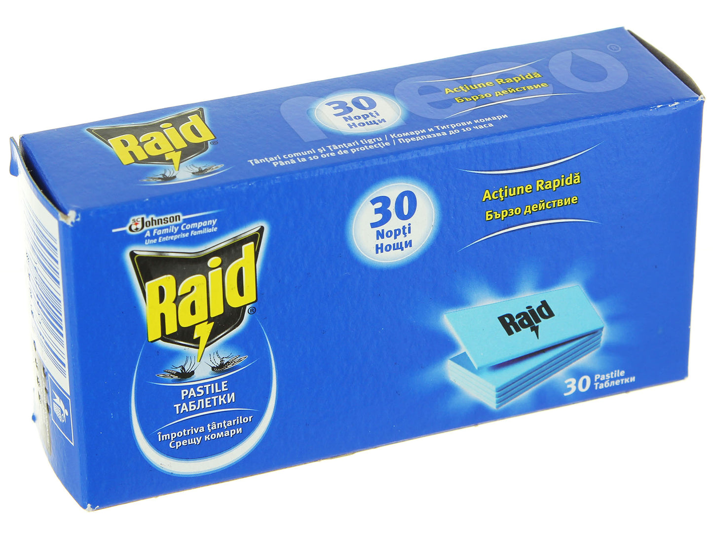 Rezerva Pastile Aparat Electric Antitantari Raid 30Buc