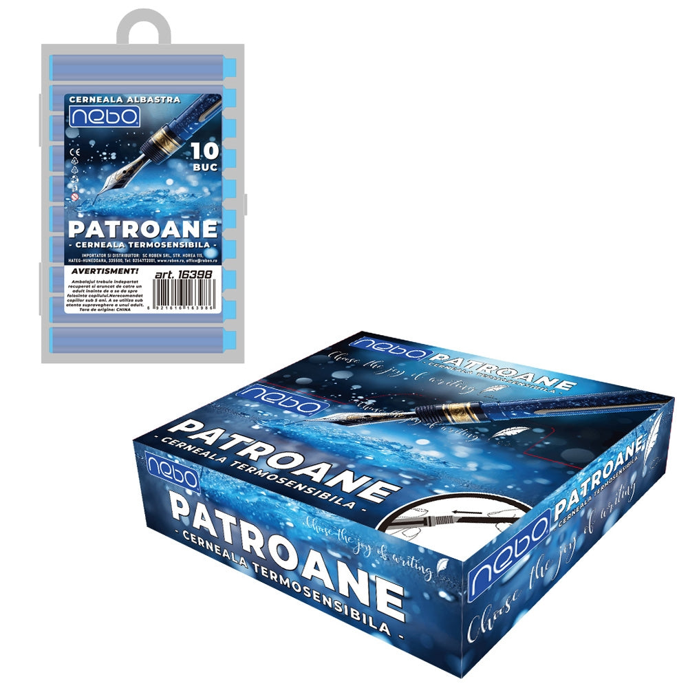 Patroane Mari Cerneala Termosensibila, 10/Set Nebo