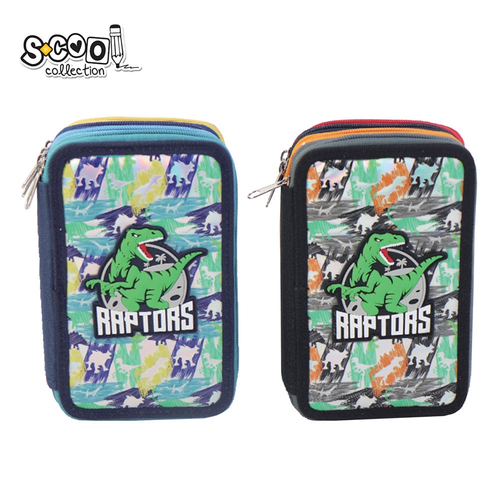 Penar 4 fermoare, RAPTORS, 19.5x12x7.5 cm - S-COOL