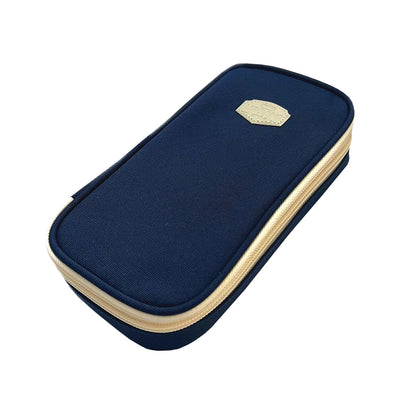 Penar Borseta Urban, 2 Fermoare, Dark Blue, 21X6.5X11Cm - S-Cool