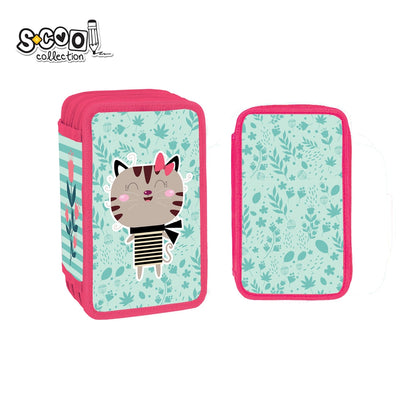 Penar Echipat, 3 Fermoare, 38 Piese, Cat - Yollo