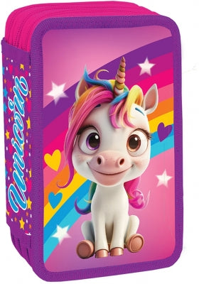 Penar Echipat S-Cool, 3 Fermoare, 39 Piese, Unicorn