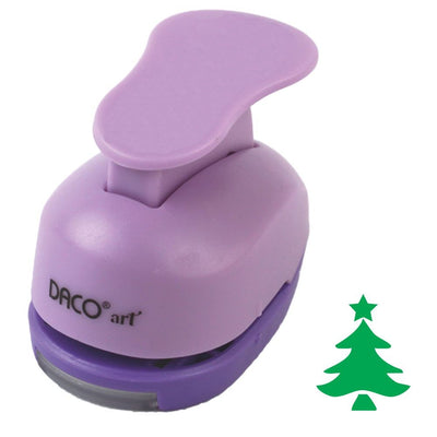 Perforator hobby mov cu model brad de 2.5 cm utilizat în proiecte creative și scrapbooking