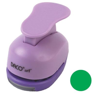 Perforator hobby mov cu model cerc de 2.5 cm utilizat în proiecte creative și scrapbooking
