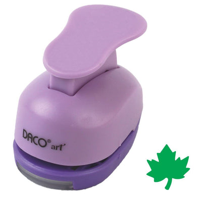 Perforator hobby mov cu model frunză de arțar de 2.5 cm utilizat în proiecte creative și scrapbooking.