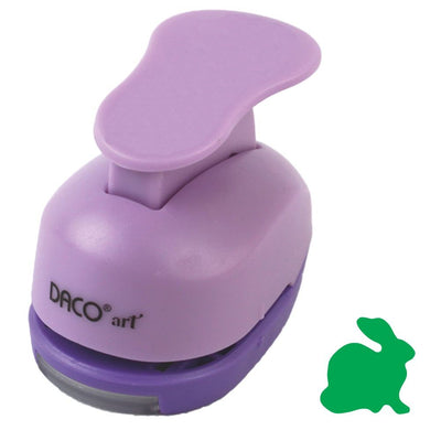 Perforator hobby mov cu model iepuraș de 2.5 cm utilizat în proiecte creative și scrapbooking.