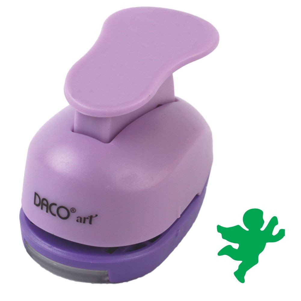 Perforator hobby mov cu model îngeraș de 2.5 cm utilizat în proiecte creative și scrapbooking