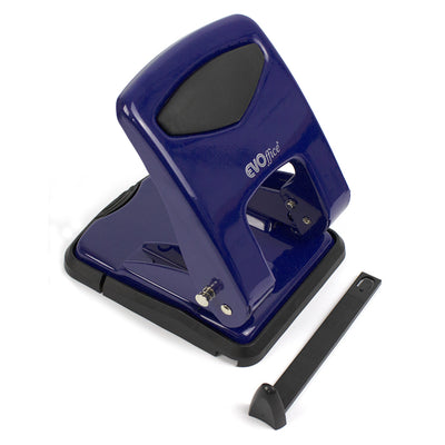 Perforator Metalic 55 Coli Albastru Evoffice