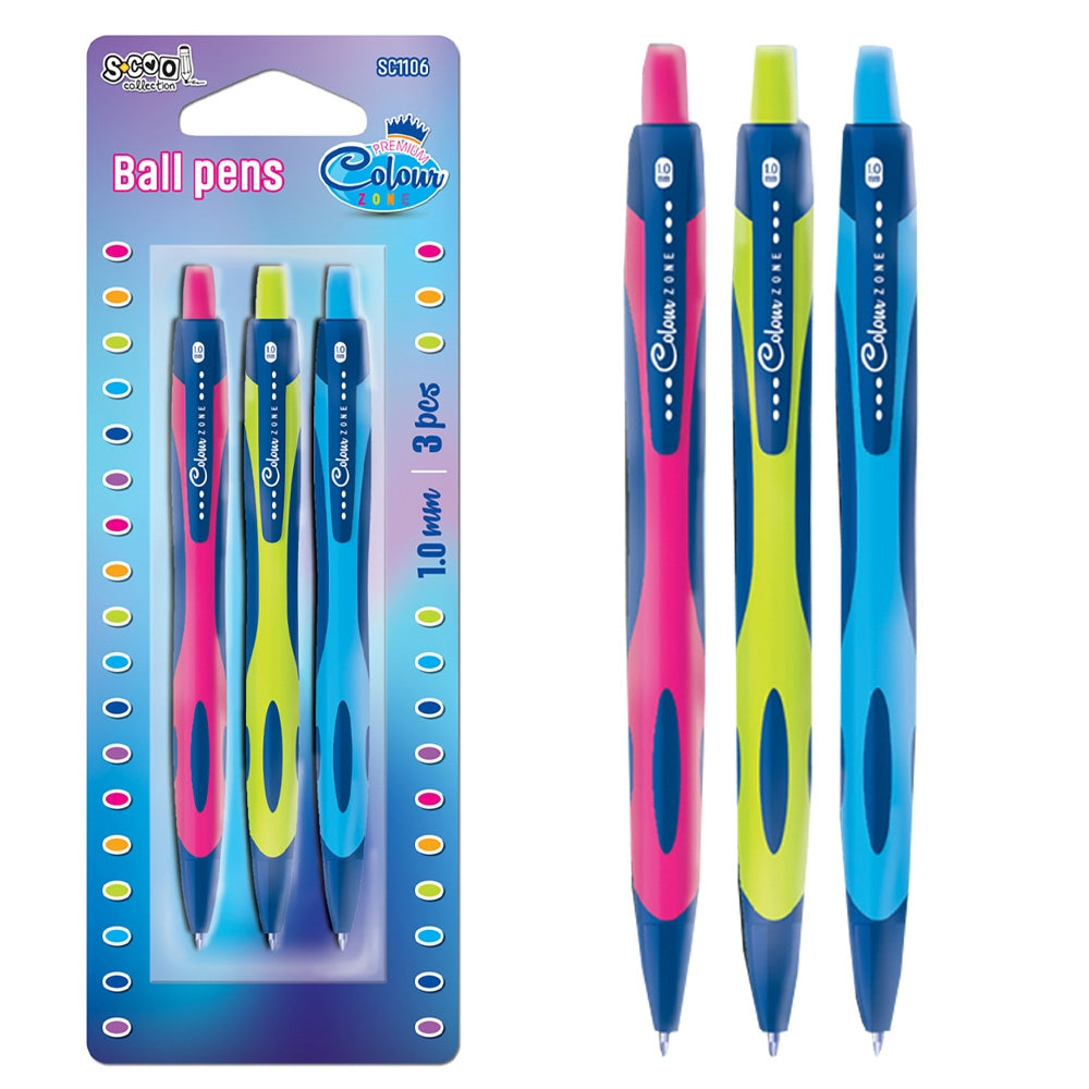 Pix Colour Zone, 1 Mm, 3 Buc/Blister S-Cool