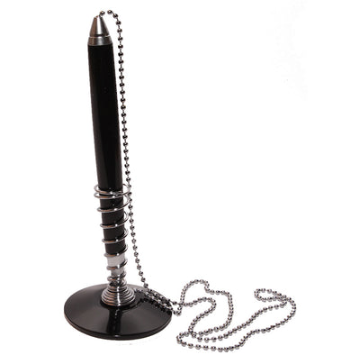 Pix Birou Cu Adeziv Si Snur Metalic Evoffice Negru