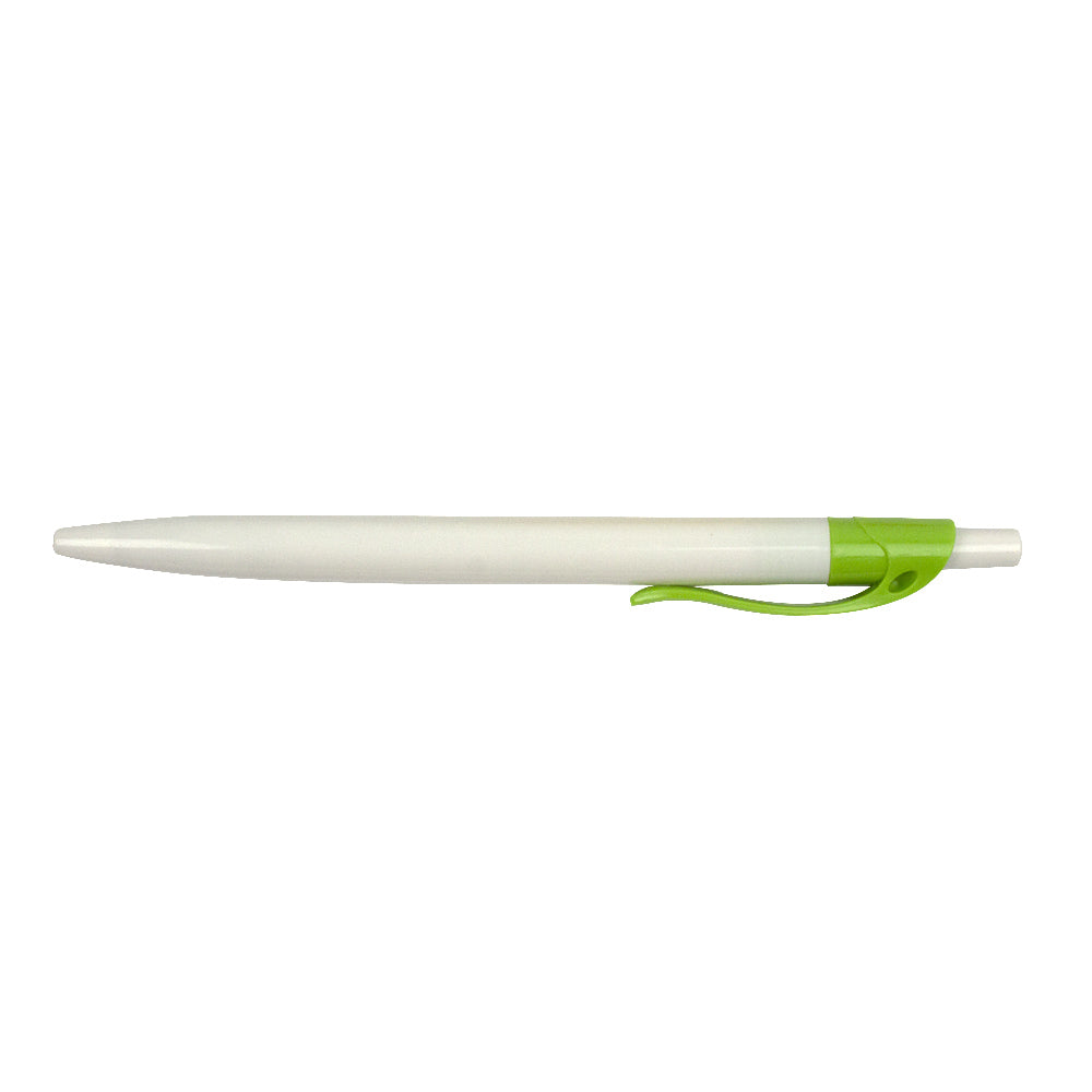 Pix plastic cu mecanism corp alb/verde, mina X20 EVOffice