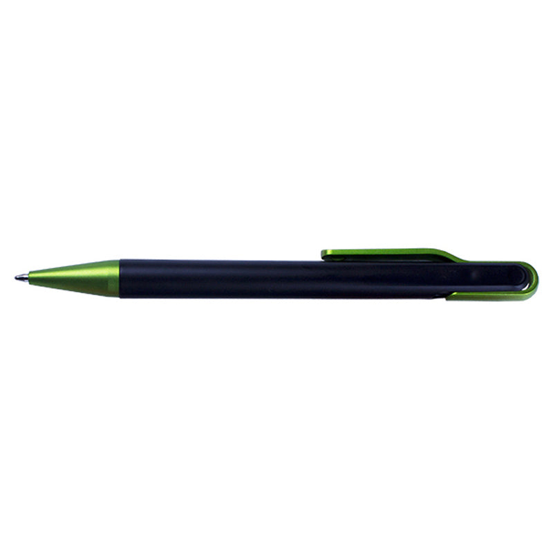 Pix plastic cu mecanism , accesorii verde neon ,mina tip parker , No. 2389