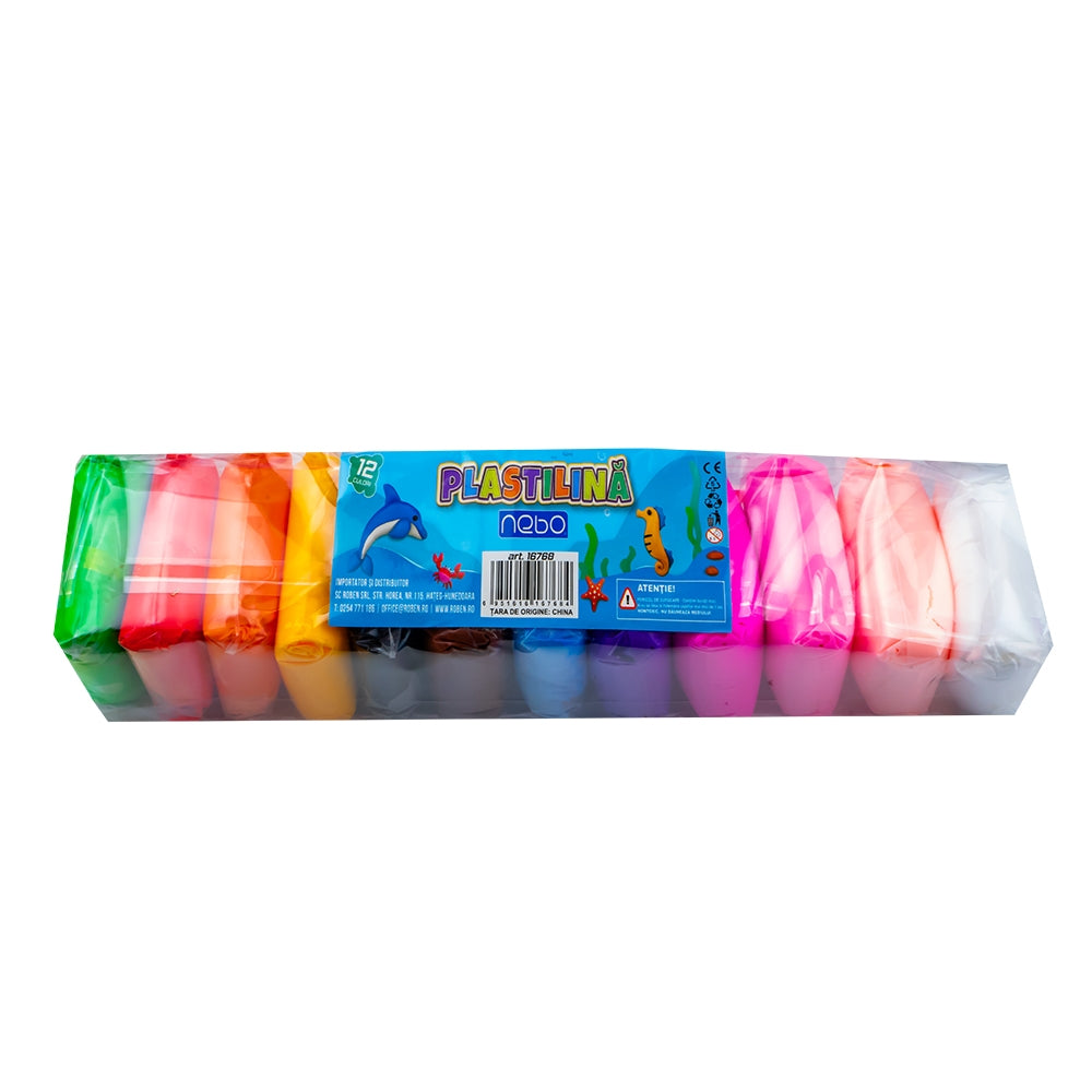 Plastilina 12 Culori/Punga - Nebo