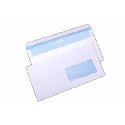 Ppli DL autoadeziv fereastra dreapta 80g 110*220mm alb GPV