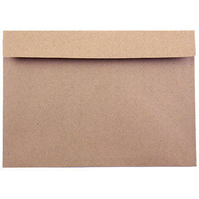 Plic Kraft format C5 cu deschidere pe latura mare, dimensiune 162x229 mm, închidere siliconică, ideal pentru corespondență profesională și sustenabilă.