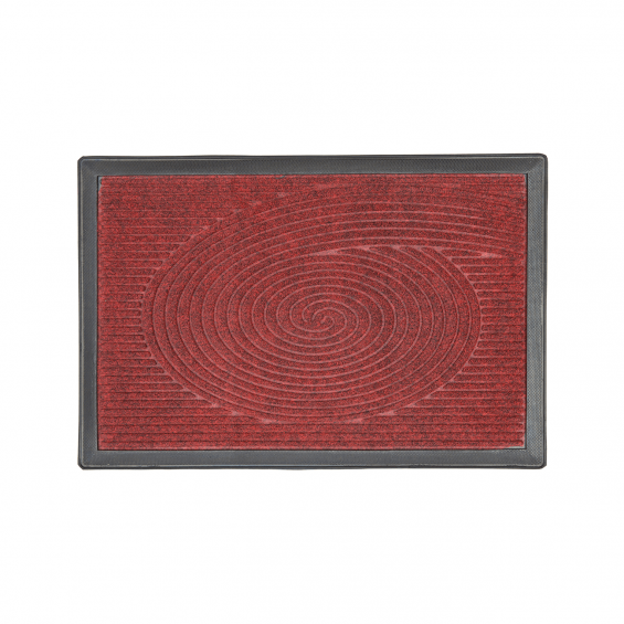 Covor intrare dreptunghiular mocheta si cauciuc 60x40cm