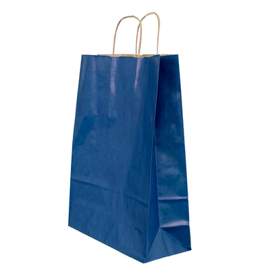 Punga Hartie Maner Rasucit 32 X 12 X 41 Cm Albastru Dungi/Maro Papiroti