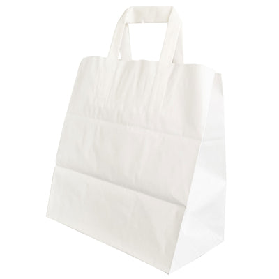 Punga Hartie Snack Food 26 X 17 X 25 Cm Alb/Alb Papiroti