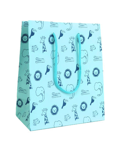 Pungi Cadou Petit Jungle Blue L 240 X 100 X 335 Mm Rotolux