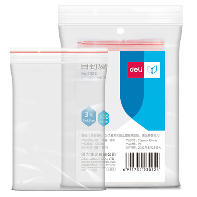 Pungi Cu Inchidere Zip 95*70Mm 100/Set